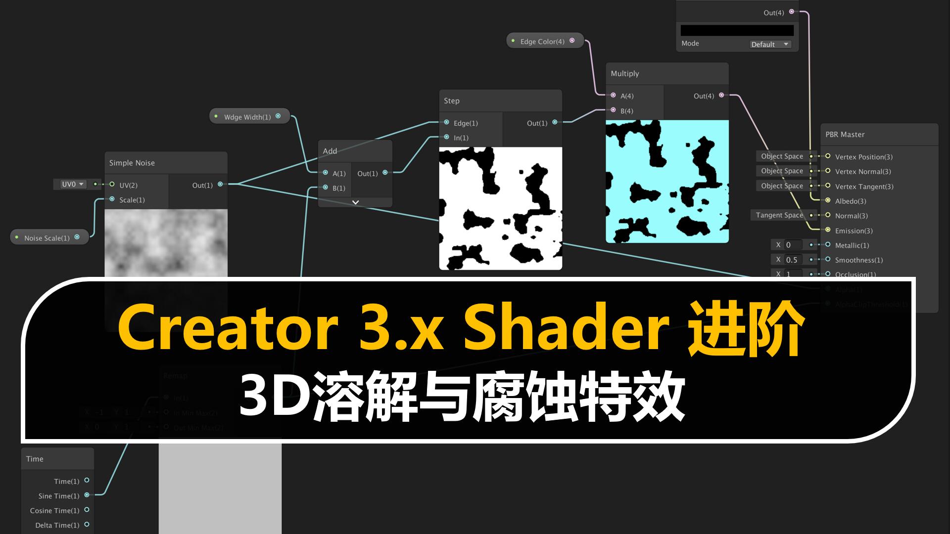 Creator 3.x Shader进阶: 3D溶解与腐蚀特效